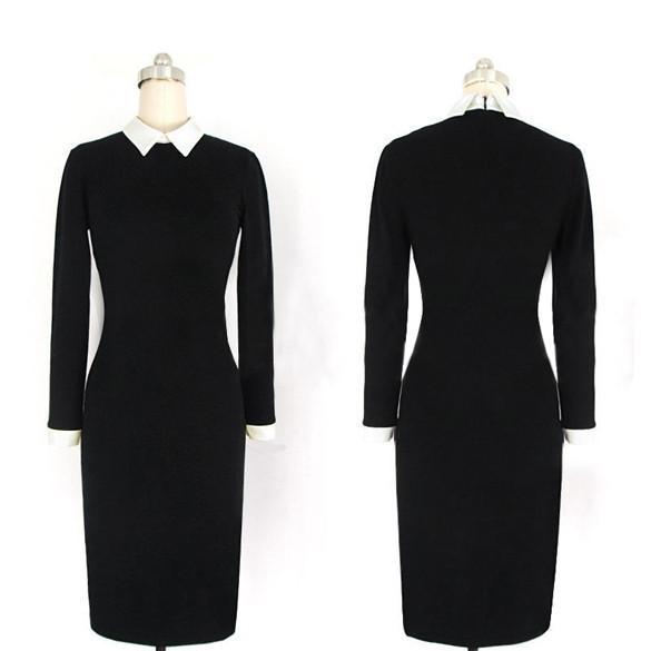 Women's Pencil Stretch Office Dress