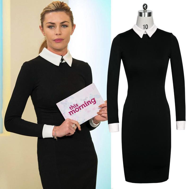 Women's Pencil Stretch Office Dress