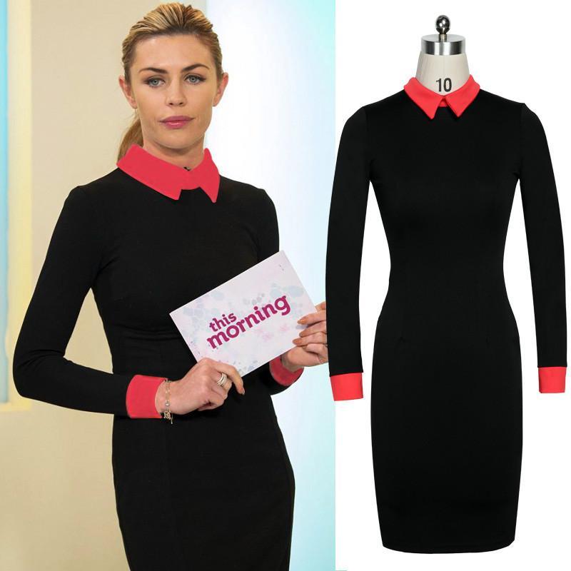 Women's Pencil Stretch Office Dress