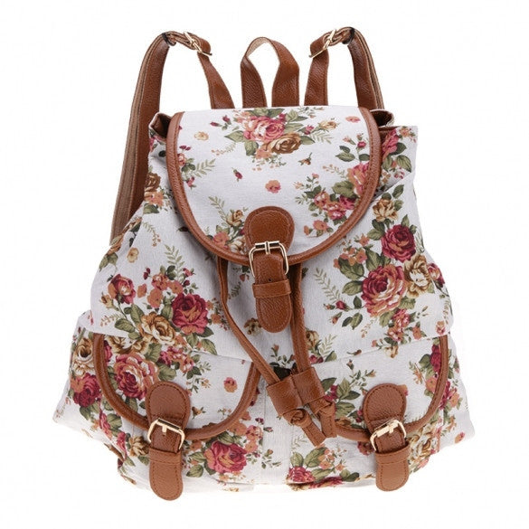 Casual Cute Fashion Girl Lady Women's Canvas Travel Satchel Shoulder Bag Backpack School Rucksack