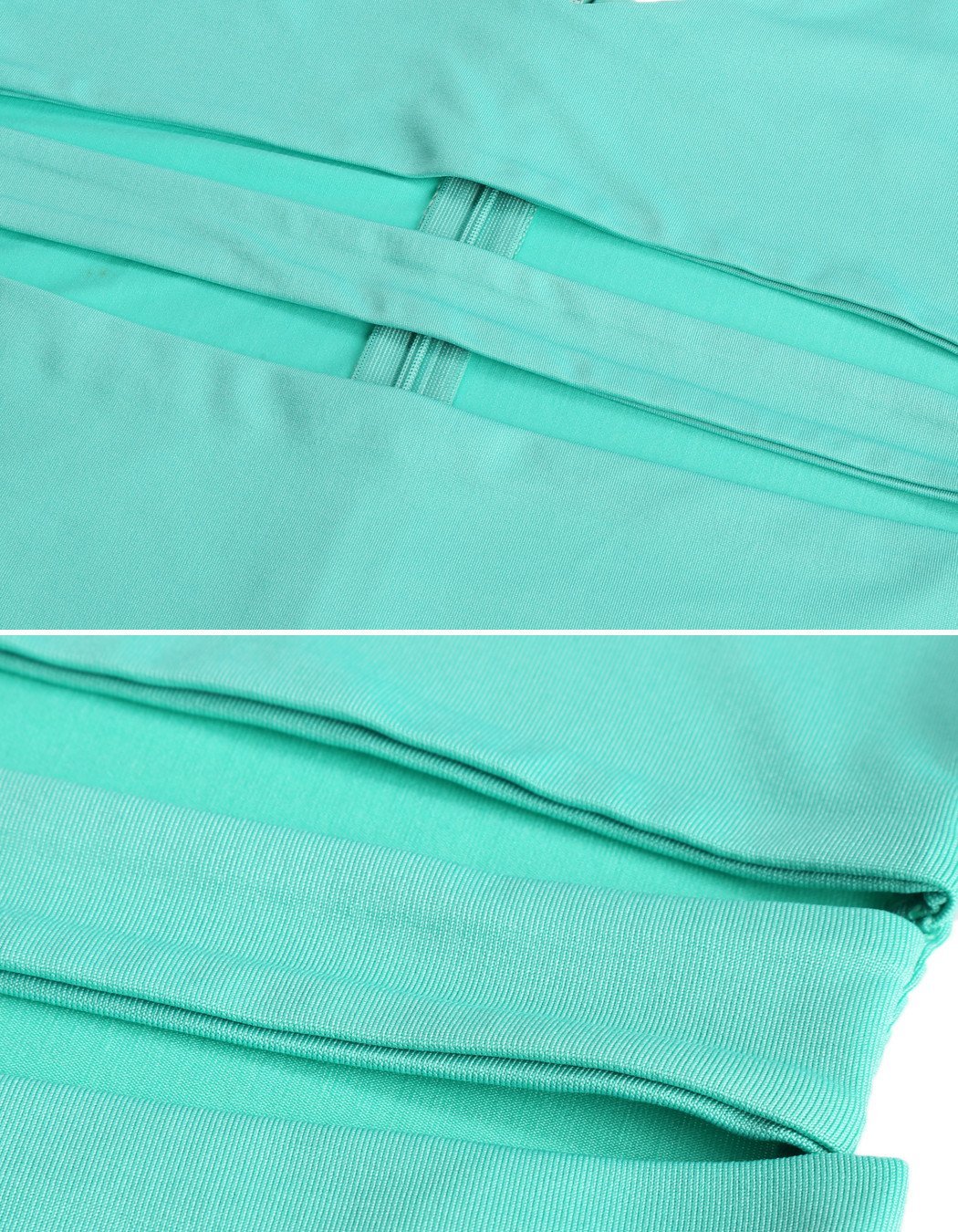 Spaghetti Strap Hollow Out Solid Bodycon Stretch Club Dress