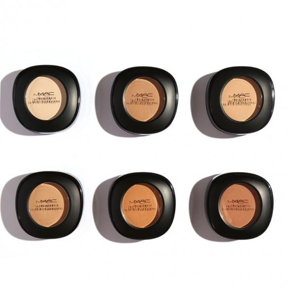 6 Colors 2 Layers Face Pressed Powder Contour Foundation Concealer Makeup Cosmetics With Mirror And Puff