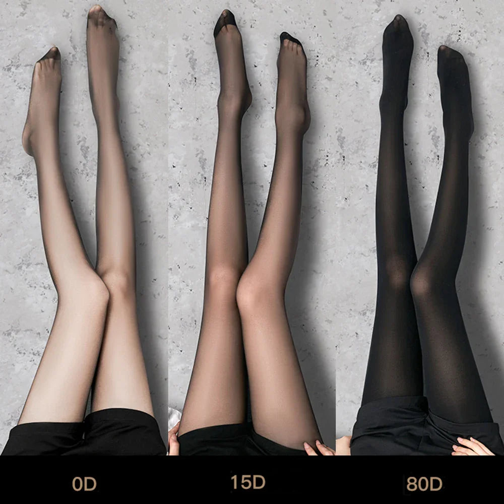 SLEEK SILK PANTYHOSE - SHEER ELEGANCE AND COMFORT
