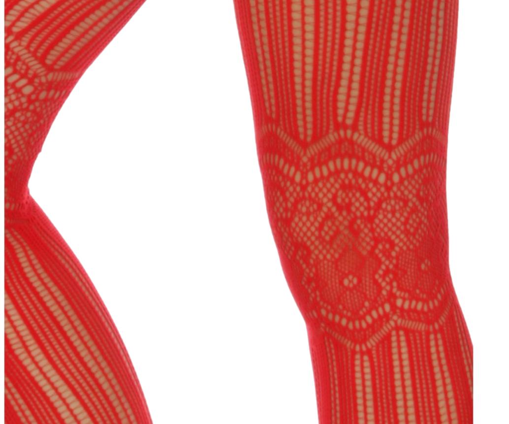 WOMEN'S RED FISHNET TIGHTS, PANTYHOSE
