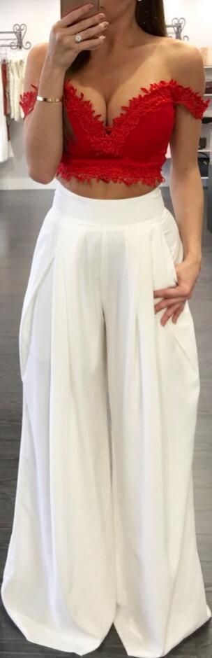 High Waist Draped Design Wide Leg Long Pants