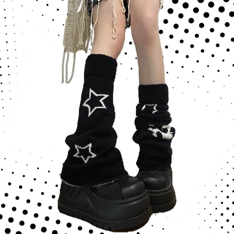 FASHION STARS SKULL LEG WARMER