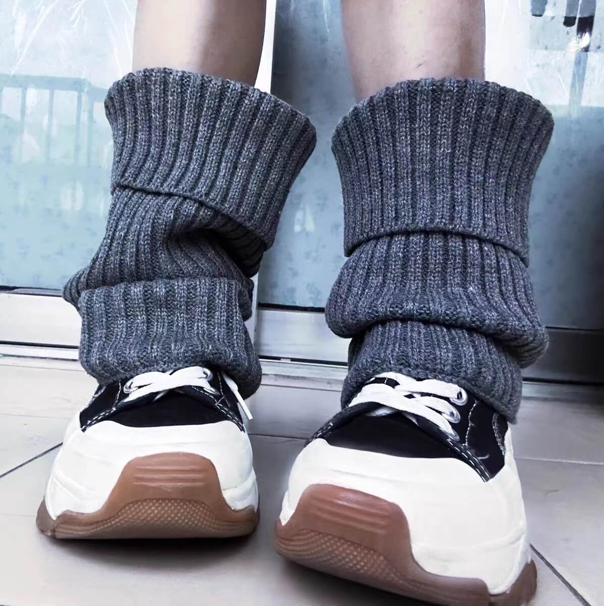 FASHION ACADEMIA LABEL LEG WARMERS