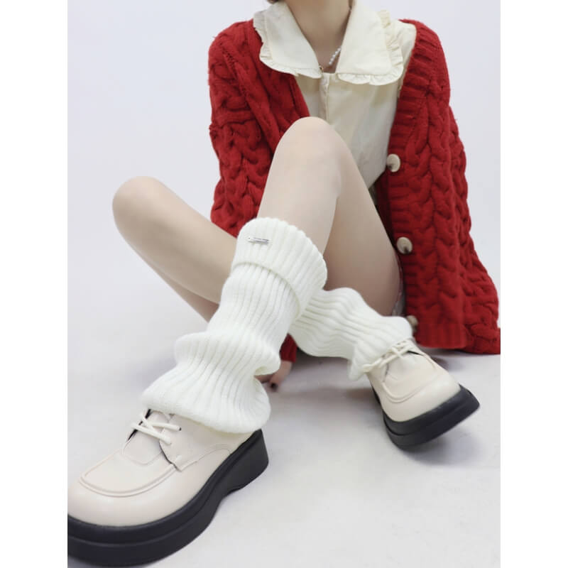FASHION ACADEMIA LABEL LEG WARMERS
