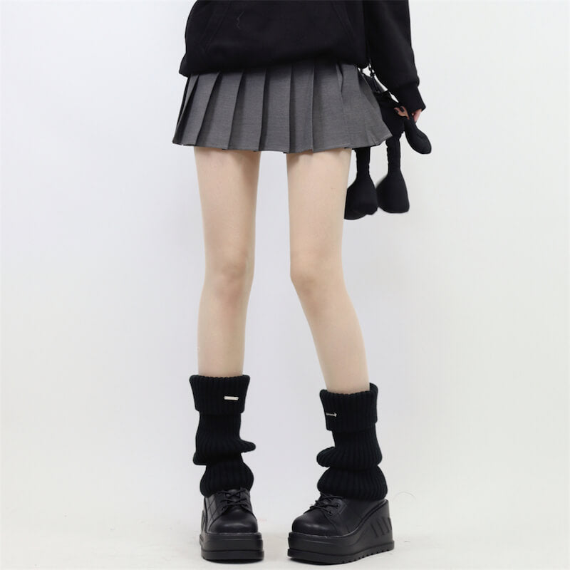 FASHION ACADEMIA LABEL LEG WARMERS