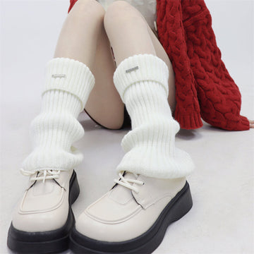 FASHION ACADEMIA LABEL LEG WARMERS
