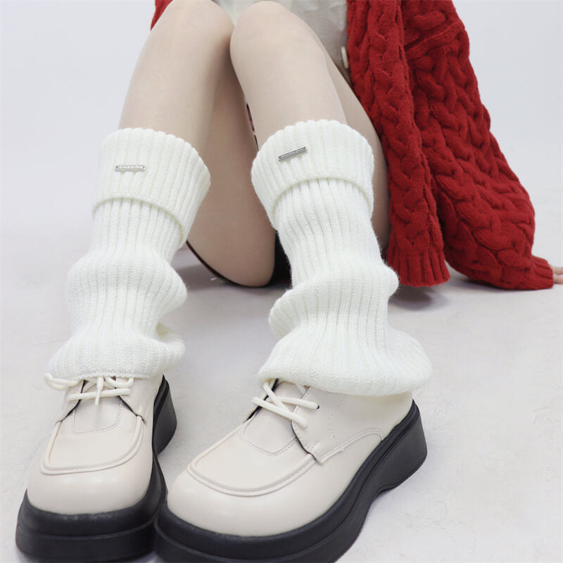 FASHION ACADEMIA LABEL LEG WARMERS