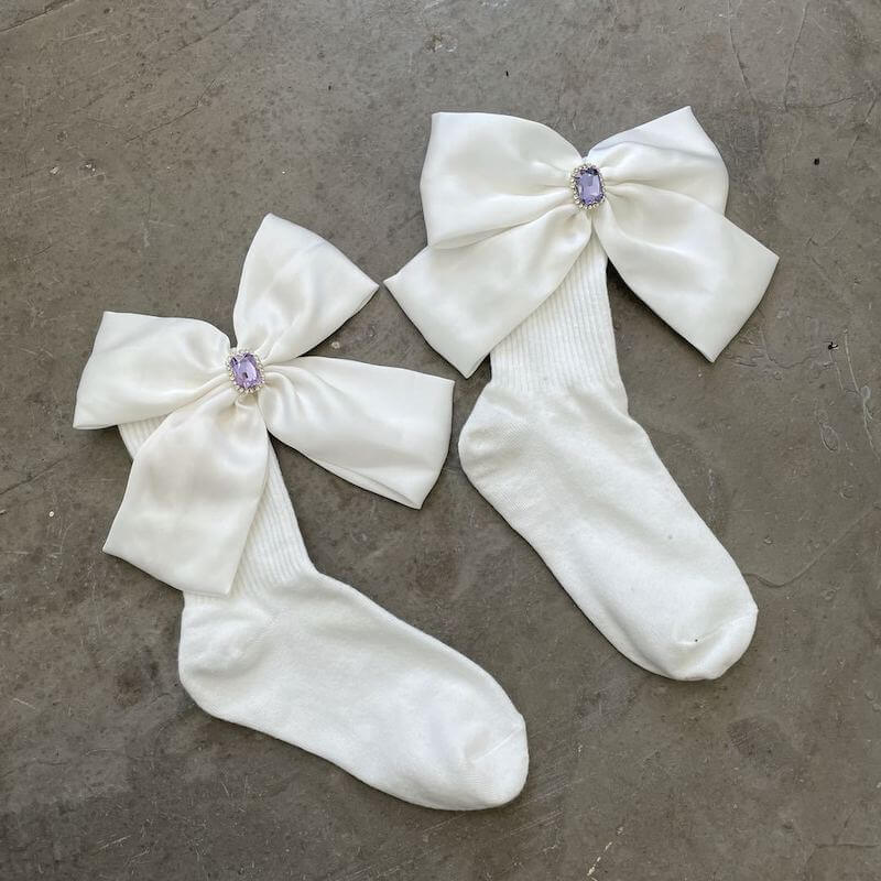 FASHION AESTHETIC LOLITA BOW SOCKS