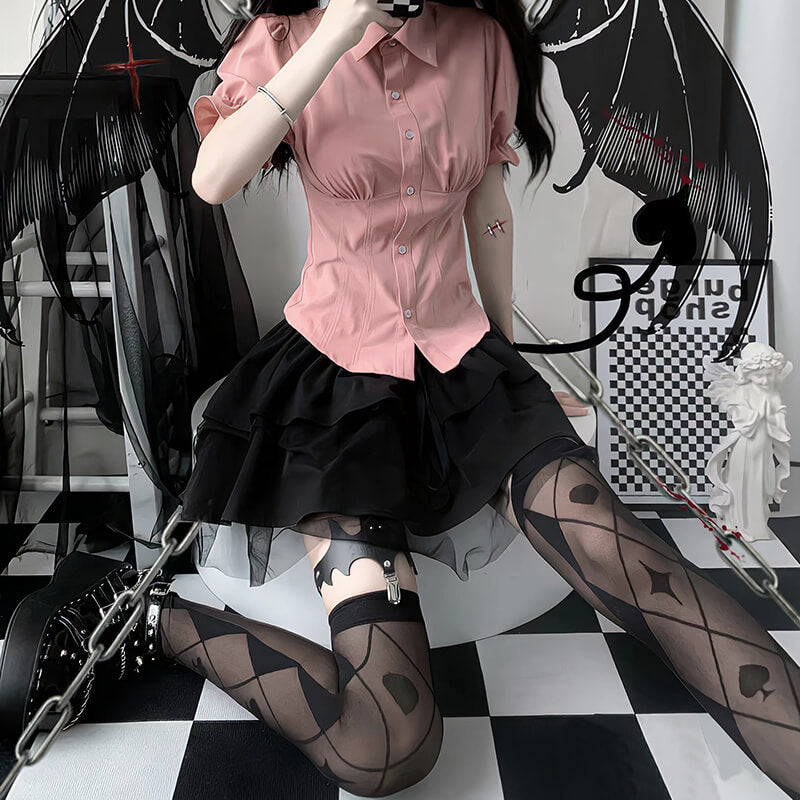 FASHION ALICE DREAM POKER STOCKINGS