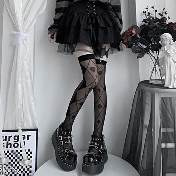 FASHION ALICE DREAM POKER STOCKINGS