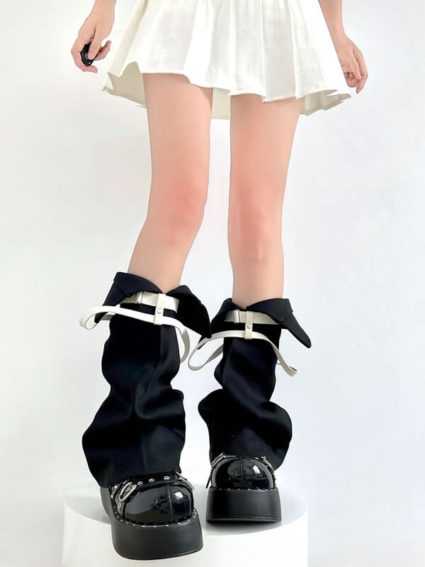 FASHION ALTERNATIVE BELT TURNUP LEG WARMERS