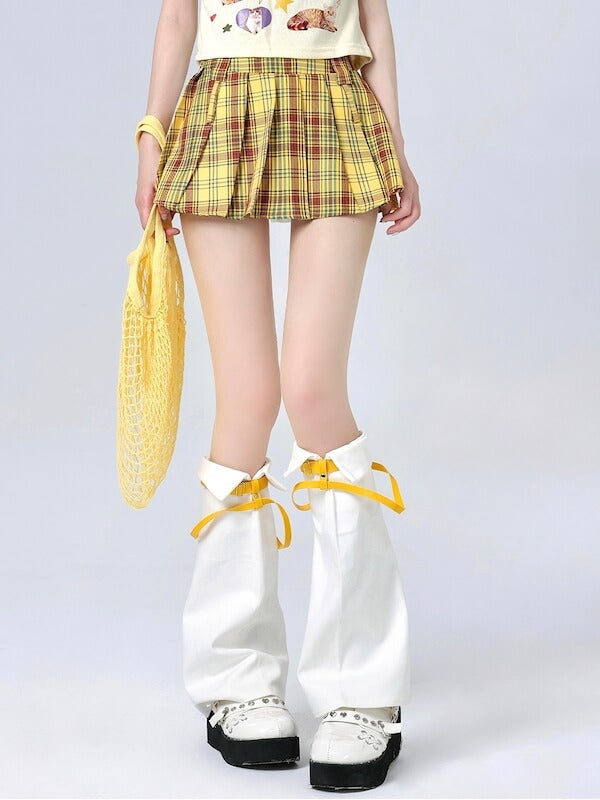 FASHION ALTERNATIVE BELT TURNUP LEG WARMERS