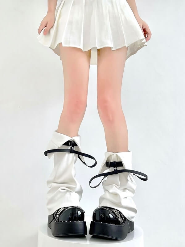 FASHION ALTERNATIVE BELT TURNUP LEG WARMERS