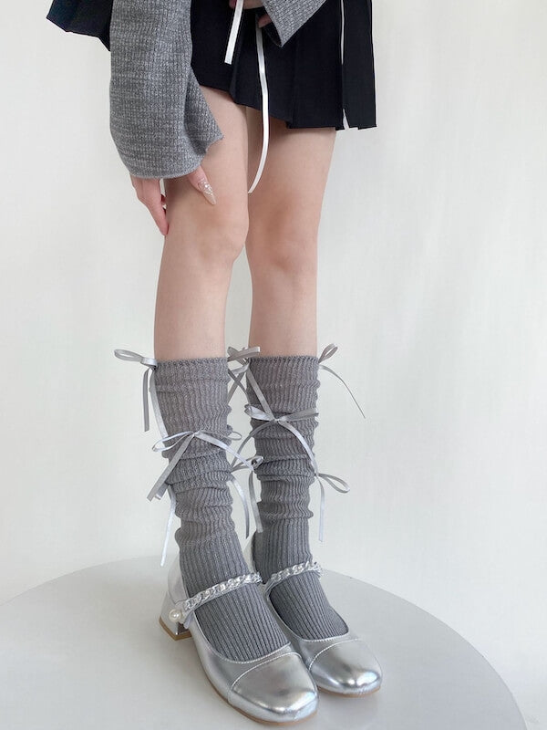 NEW FASHION ANGELIC BOWS GIRLY STOCKINGS