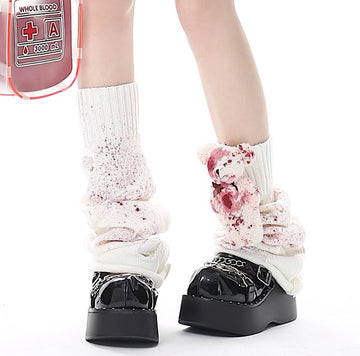FASHION BLOODY BEARS LEG WARMERS