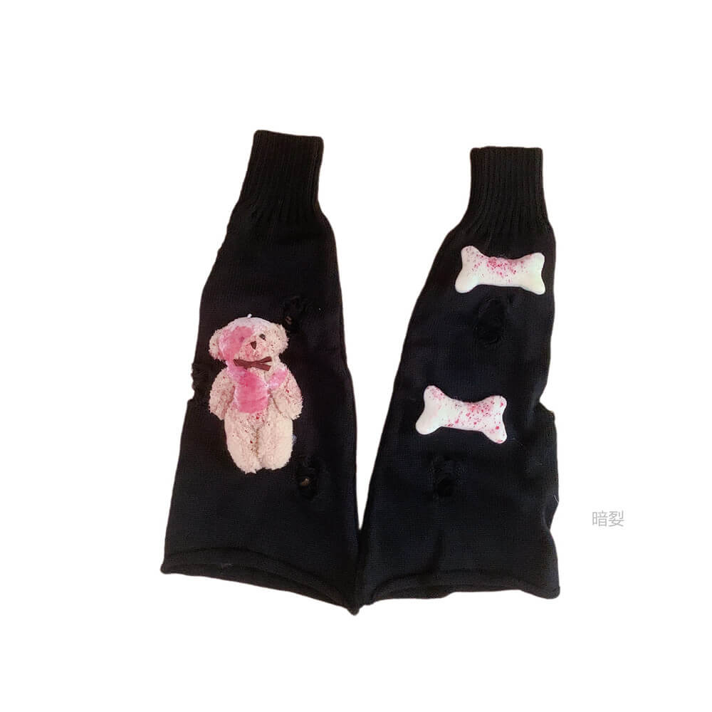 FASHION BLOODY BEARS LEG WARMERS
