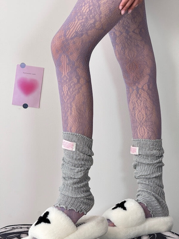 NEW FASHION BLOSSOM SUSPENDER STOCKINGS TIGHTS