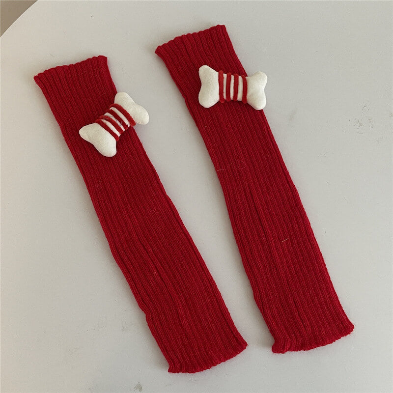 FASHION CANDY BONES LEG WARMERS