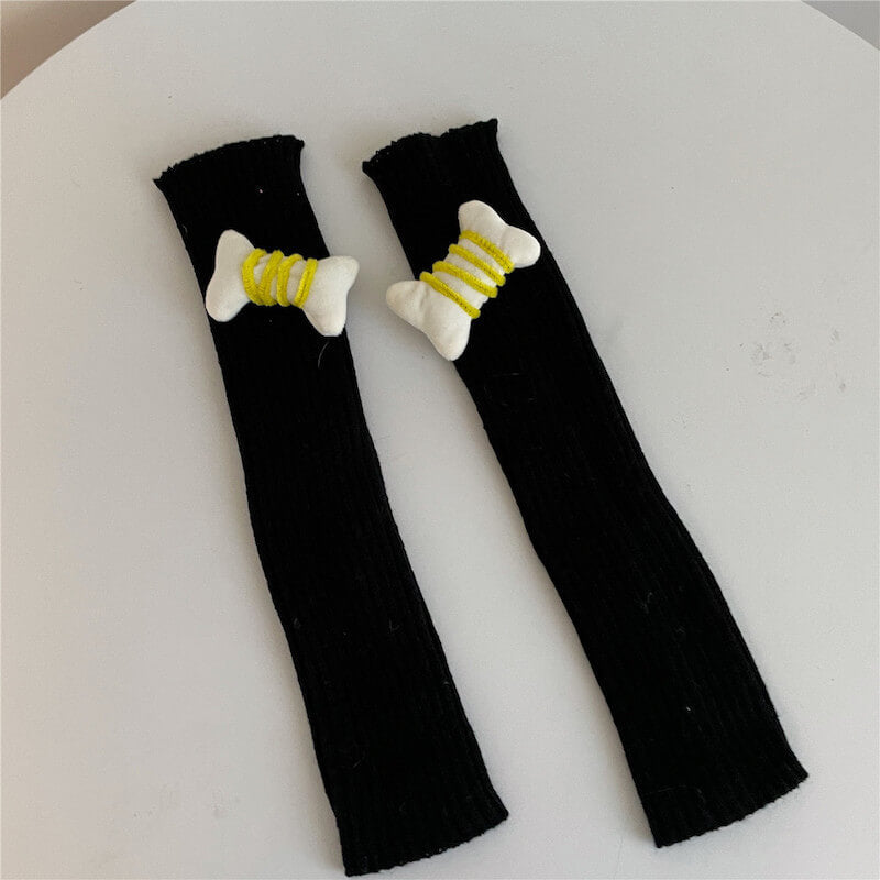 FASHION CANDY BONES LEG WARMERS