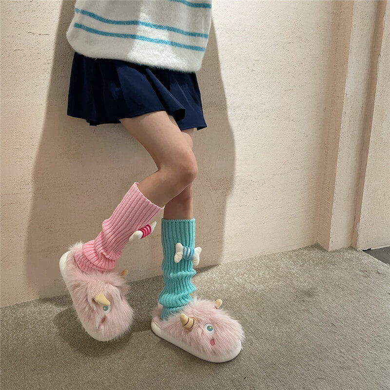 FASHION CANDY BONES LEG WARMERS
