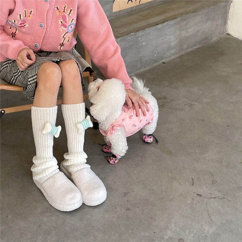 FASHION CANDY BONES LEG WARMERS