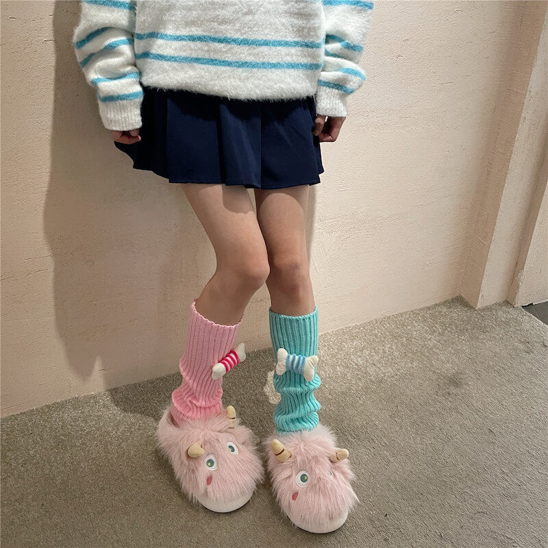 FASHION CANDY BONES LEG WARMERS