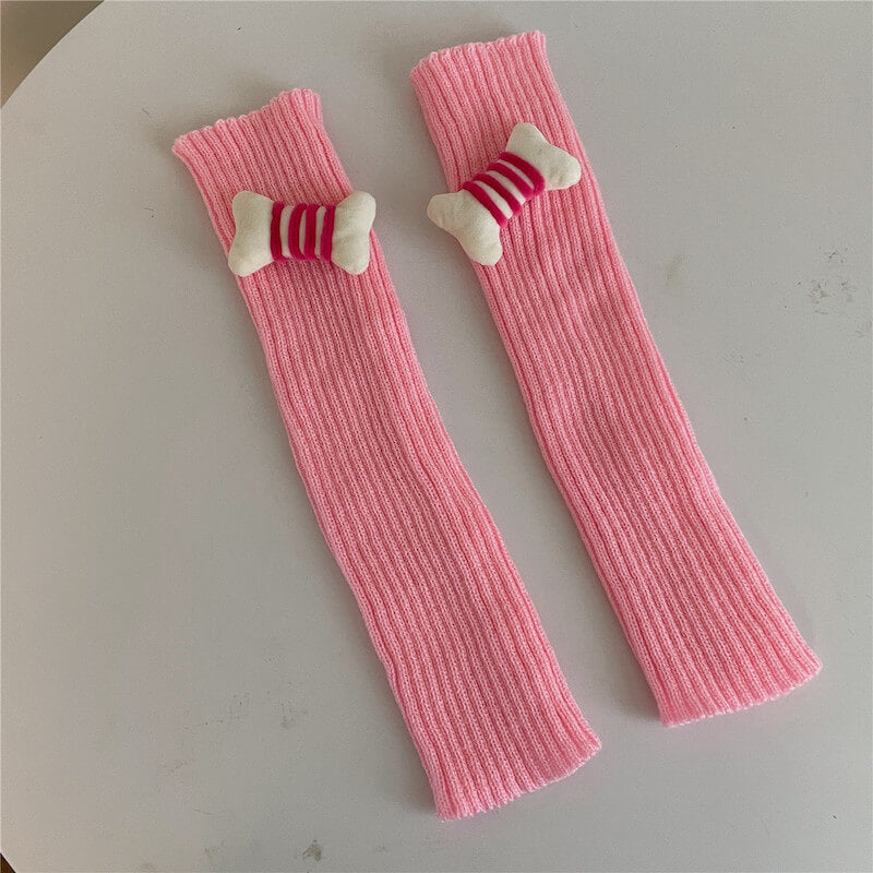 FASHION CANDY BONES LEG WARMERS
