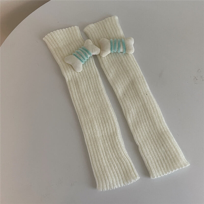 FASHION CANDY BONES LEG WARMERS