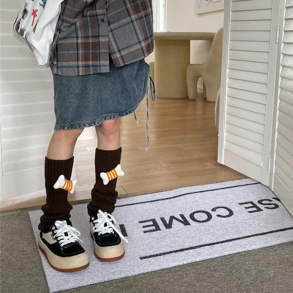 FASHION CANDY BONES LEG WARMERS