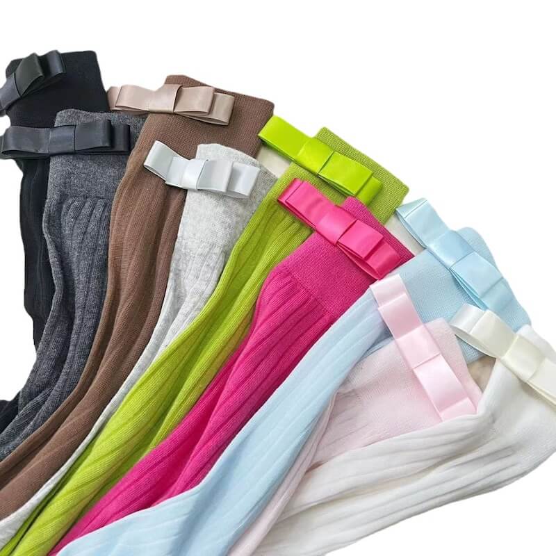 FASHION CANDY BOW STOCKINGS