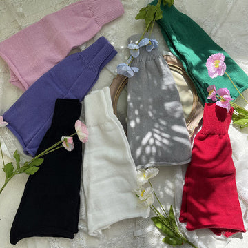 FASHION CANDY COLOR WINTER LEG WARMERS