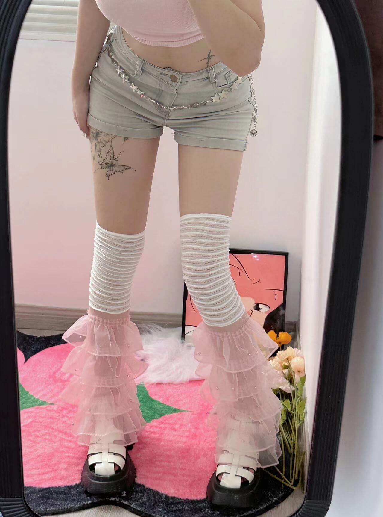 FASHION DOLLETTE DREAM LAYERED LEG WARMERS