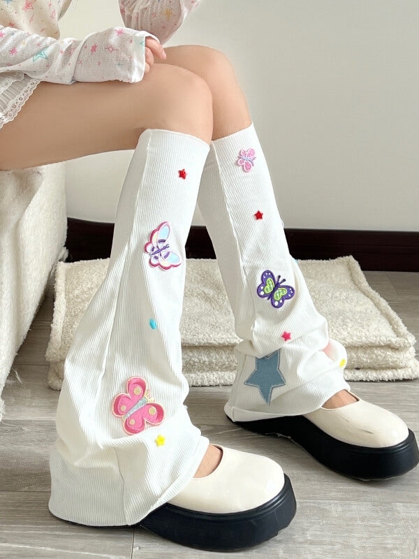 FASHION DOPAMINE BUTTERFLY LEG WARMERS