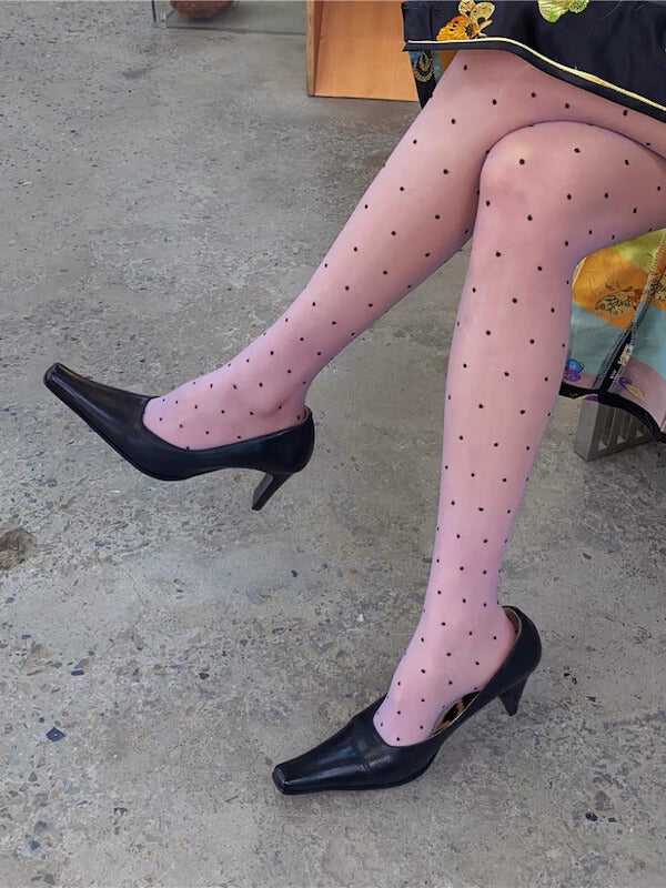 NEW FASHION DOTS PEARLY LUSTRE TIGHTS