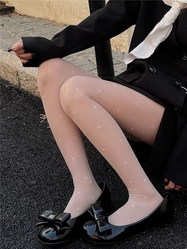 NEW FASHION GLOOMY HEART 0D TIGHTS