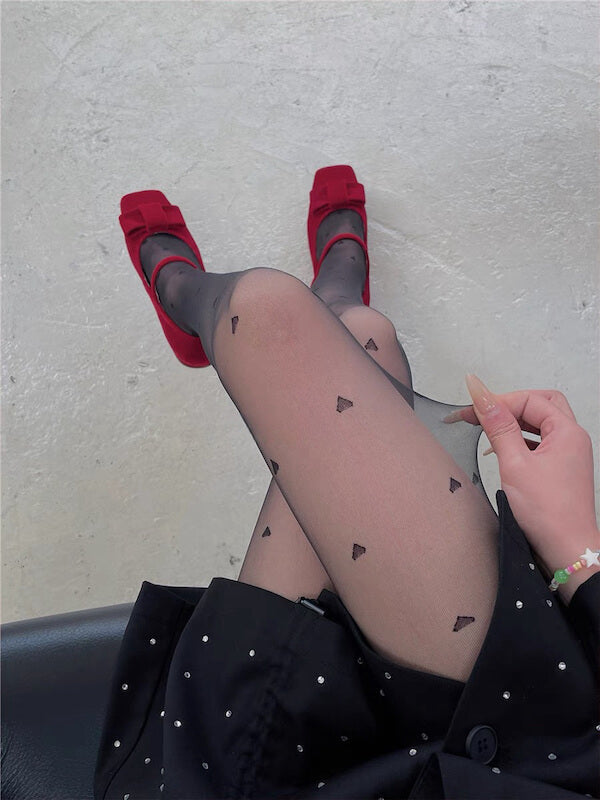 NEW FASHION GLOOMY HEART 0D TIGHTS