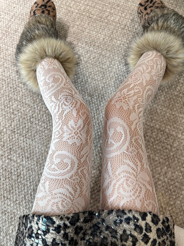 NEW FASHION GLORIA BLOSSOM LACE TIGHTS