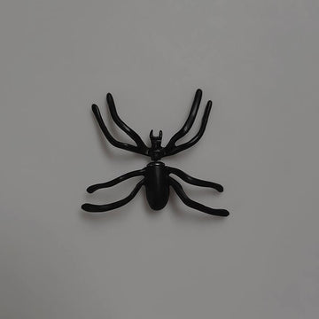 FASHION GOTH BLACK SPIDER EARRING