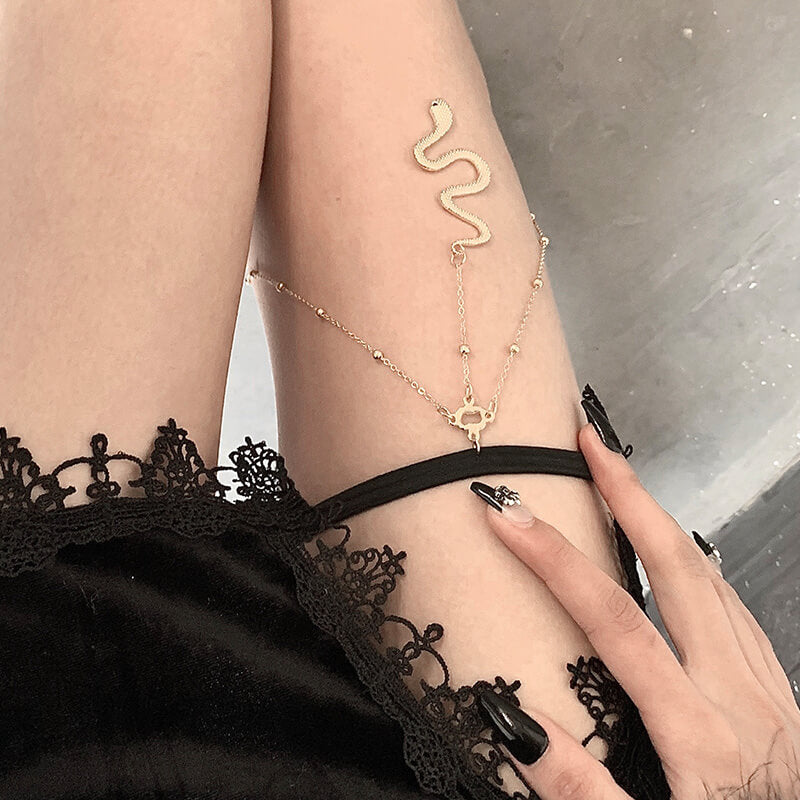 FASHION GOTHIC AESTHETIC SNAKE GARTER
