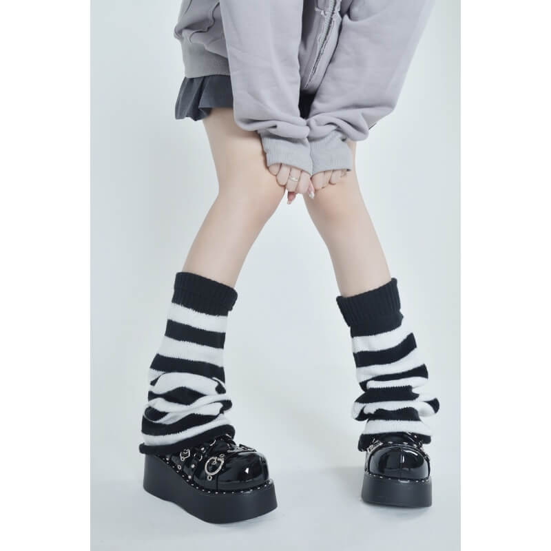 FASHION GREY PINK LEG WARMER