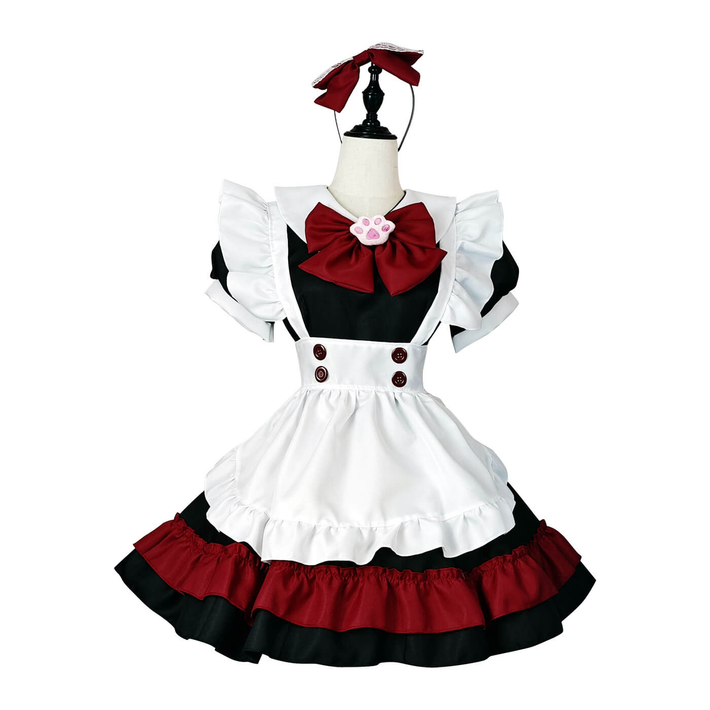 FASHION HALLOWEEN EVIL MAID DRESS SET
