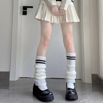 FASHION JK GIRL STRIPES LEG WARMERS