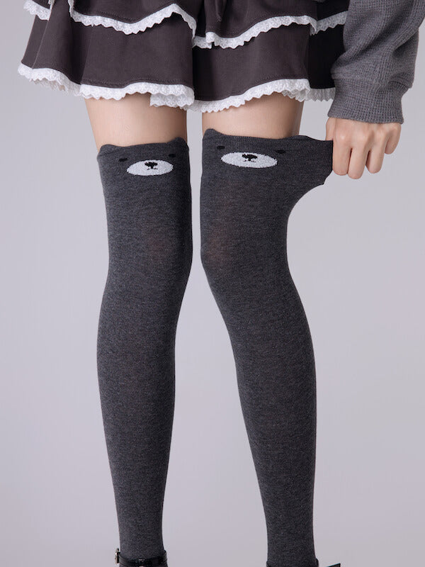 FASHION KAWAII BEAR OVER KNEE STOCKINGS
