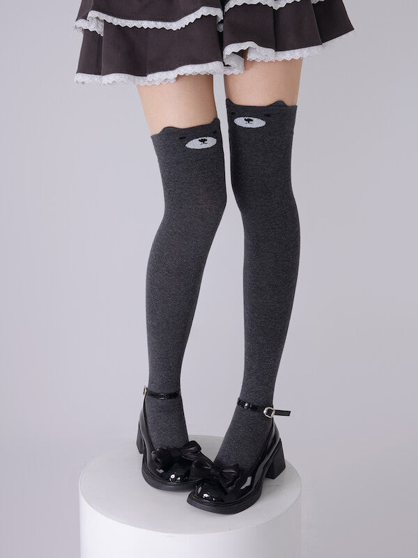 FASHION KAWAII BEAR OVER KNEE STOCKINGS