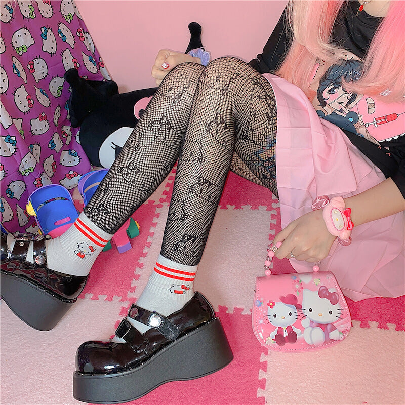 FASHION HELLO KITTY FISHNET TIGHTS