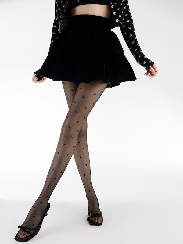 NEW FASHION KNOTBOW GIRLY TIGHTS